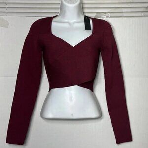 Ten by Babaton Sculpt Knit Greek Longsleeve